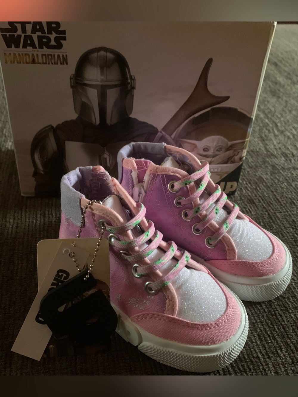 Star Wars The Mandalorian toddler high-top sneakers 6